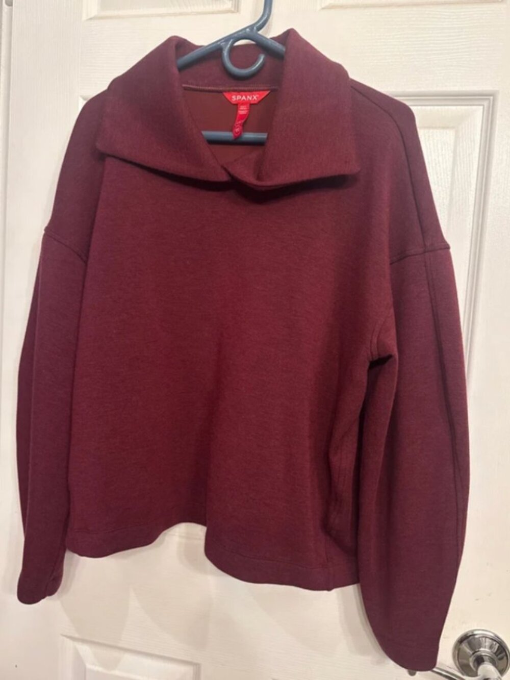 Spanx Air Essentials collared super soft pullover